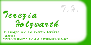 terezia holzwarth business card